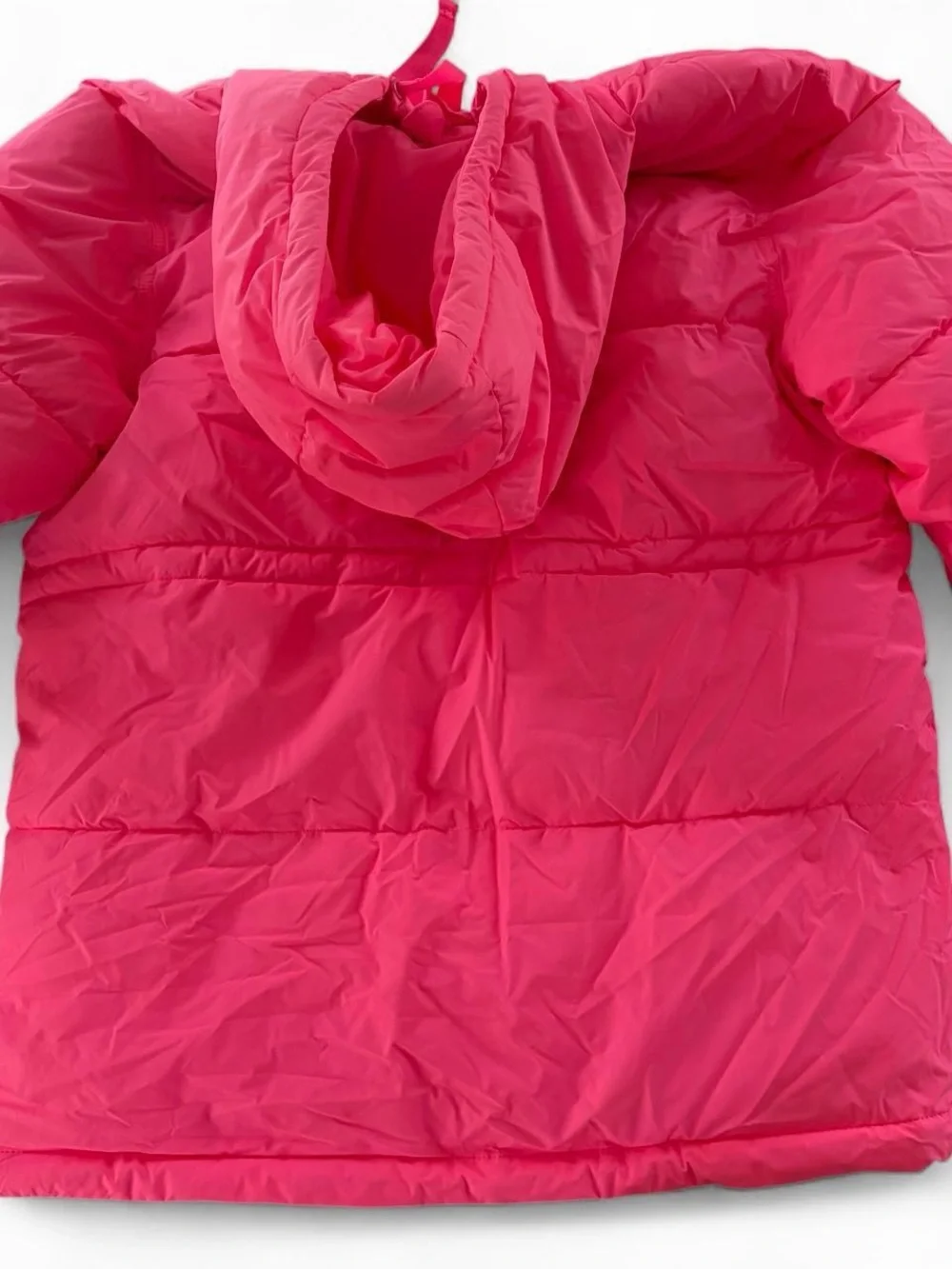 Universal Thread Hot Pink Hooded Puffer Jacket Medium